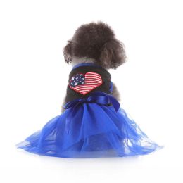 Dog Print Princess Dress (Color: 6, size: S)