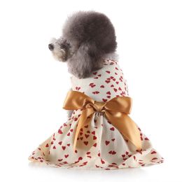 Dog Print Princess Dress (Color: 8, size: S)