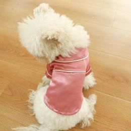 Silky Dog Pajamas (Color: Pink, size: Xs)