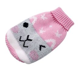 Christmas cat and dog sweaters (Color: Smile Rabbit, size: L Within 1.5-2.5Kg)