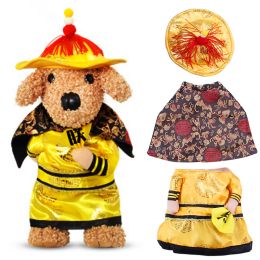 Party Clothes Funny Pet Costumes Halloween Costume Suit (Color: Emperor, size: S)