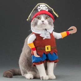 Party Clothes Funny Pet Costumes Halloween Costume Suit (Color: Pirates, size: S)